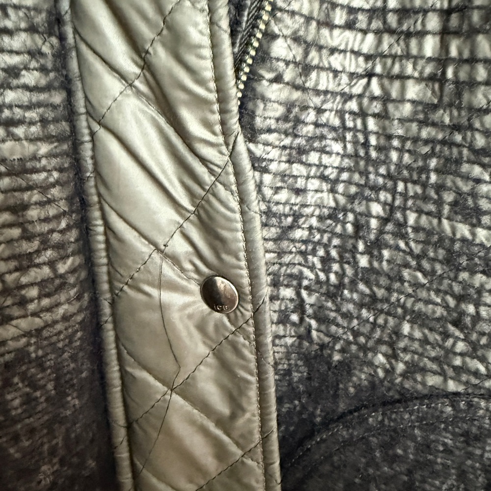 ICB New York women’s Quilted khaki hooded Oversized winter coat/jacket - Picture 5 of 12